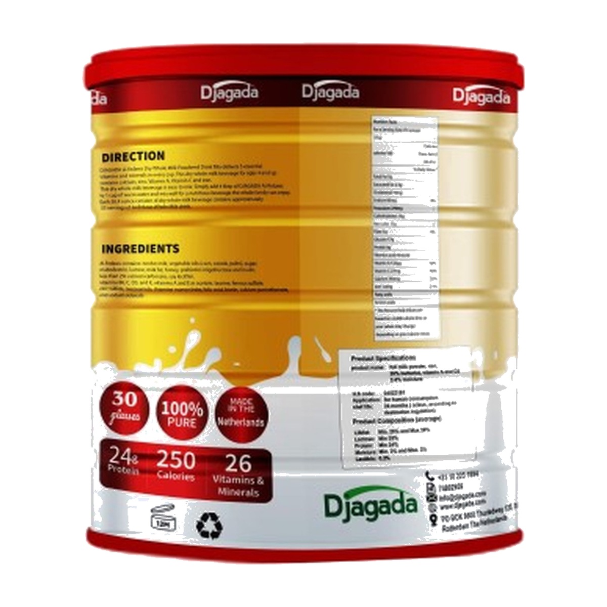 Full Cream Milk Powder packaging view 3